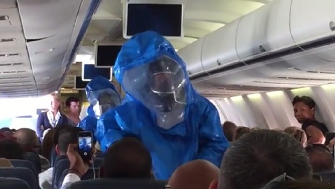 « J’ai Ebola » : la blague qu’il ne fallait pas faire dans un avion