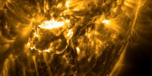 Une éruption solaire capturée par la Nasa