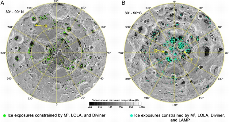 La présence de glace sur la lune est prouvée 