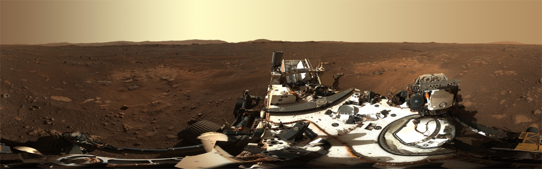 La NASA publie une photo panoramique de Mars prise par le rover Perseverance 