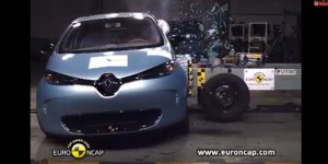 Renault ZOE, reconnue meilleure citadine de 2013 par l’Euro NCAP