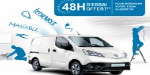 Nissan e-NV200 – 48h d’essai offert aux professionnels