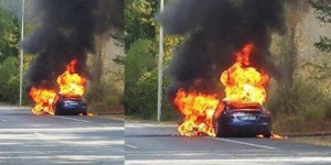 Incendie Tesla Model S à Biarritz : un mauvais serrage d’une connexion électrique