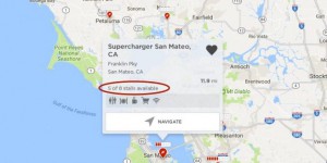 Tesla affiche la disponibilité de ses superchargers en temps réel dans les véhicules