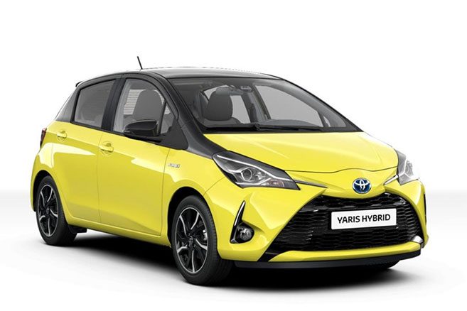 Une Toyota Yaris hybride « collection jaune » en édition limitée