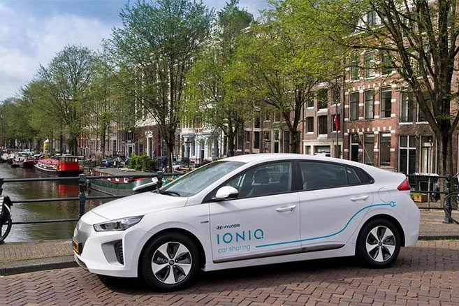 Autopartage : 100 Hyundai Ioniq électriques pour la ville d’Amsterdam