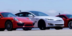 Drag-race : la Tesla Model S écrase ses rivales thermiques