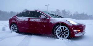 Un essai montre la résistance au froid de la Tesla Model 3