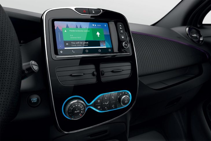 Renault Zoé 2018 : compatibilité Android Auto et nouvelle teinte « Violet Blueberry »