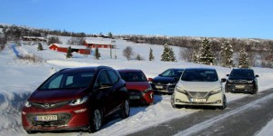 Norvège : ils testent cinq voitures électriques en plein hiver
