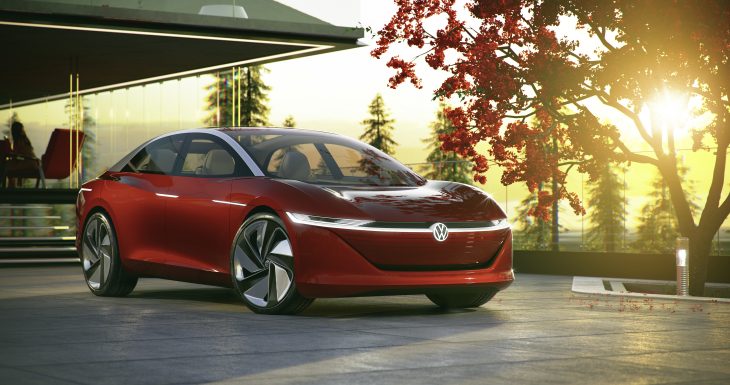 Volkswagen ID Vizzion : un concept 100% électrique et sans volant présenté au salon de Genève