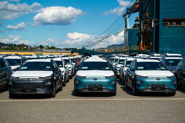Les premiers Hyundai Kona électriques débarquent en Norvège