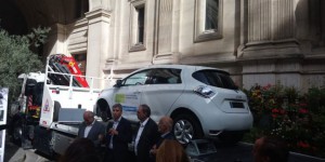 Paris : la Renault Zoé testée avec un filtre à particules