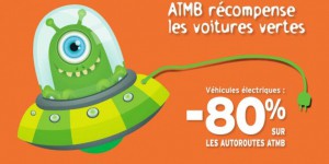 Véhicules électriques : 80% de réduction sur les péages ATMB