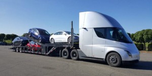 Tesla livre ses Model 3 en camion électrique