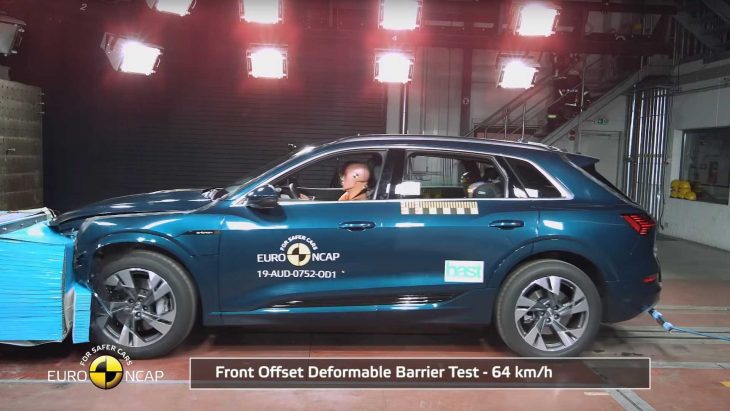 L’Audi e-tron décroche les 5 étoiles aux tests de sécurité Euro NCAP