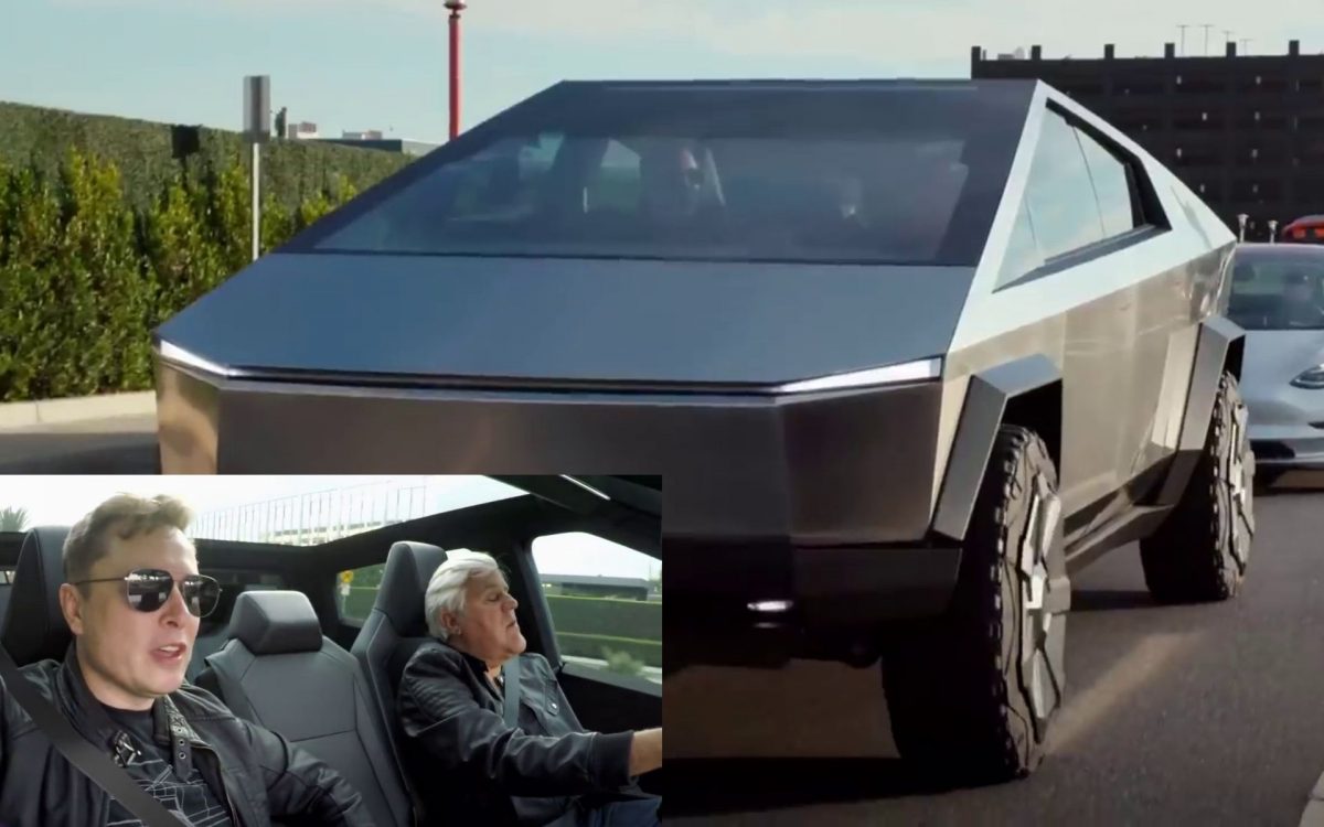 Le Tesla Cybertruck à l’essai chez Jay Leno avec Elon Musk