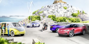 Une île grecque 100 % véhicules électriques avec Volkswagen