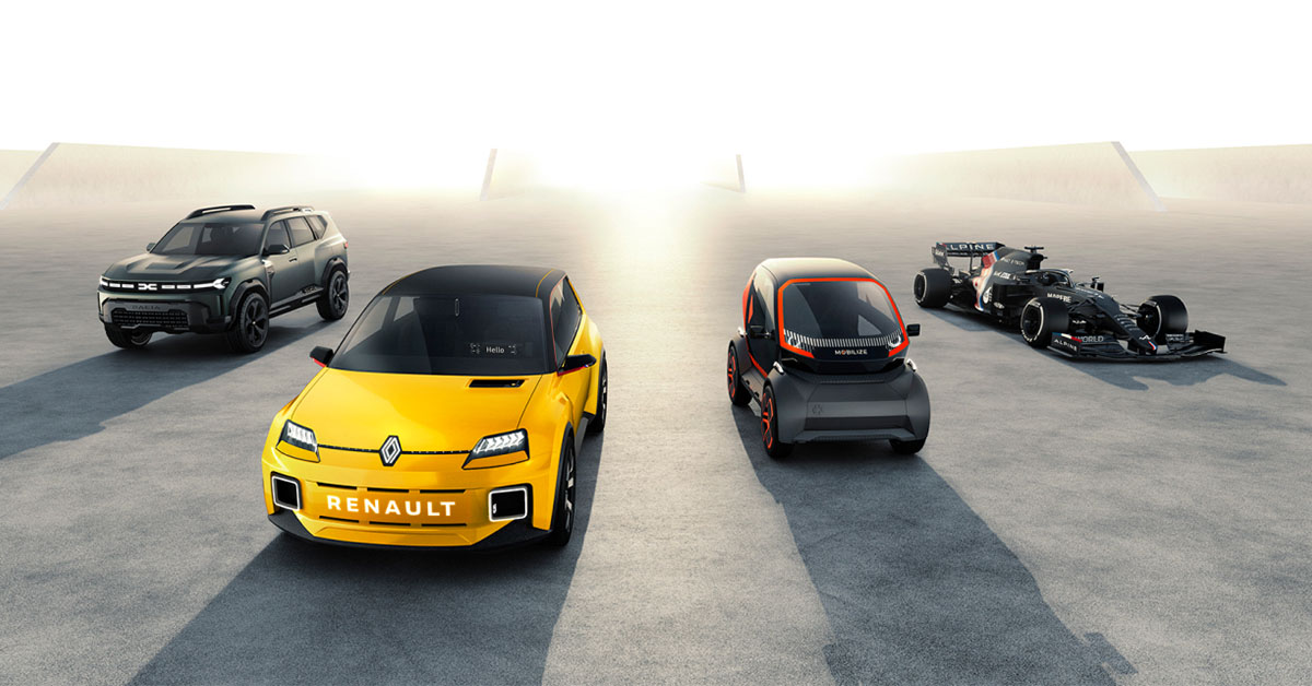 Renaulution : découvrez les 13 futures électriques Renault, Alpine et Mobilize !