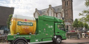 Heineken livre sa bière en camion électrique