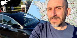 François GBRnR – Trois jours pour faire 900 km dans sa Tesla Model 3, la galère !