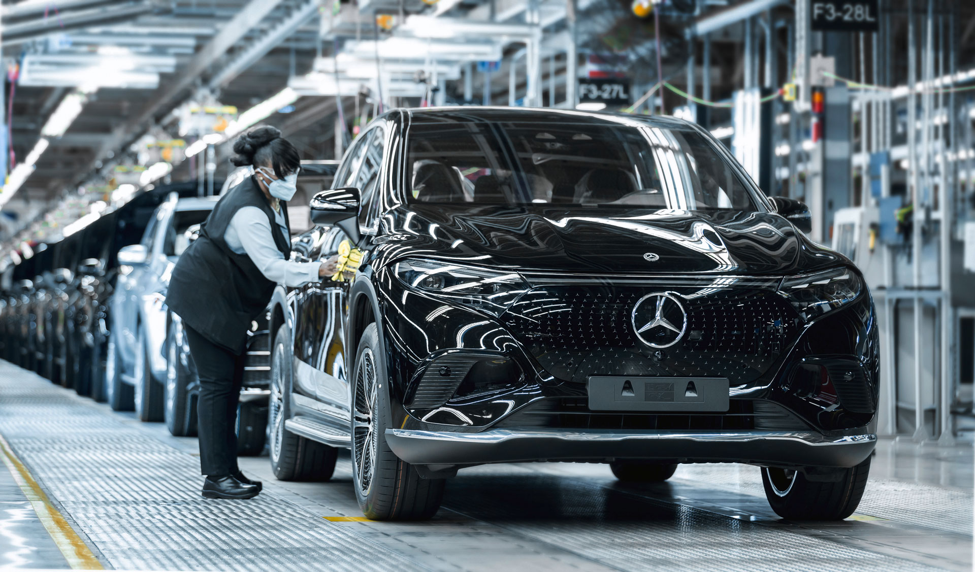 La production du Mercedes EQS SUV lancée aux Etats-Unis