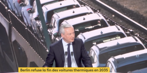 Fin des voitures thermiques en 2035 : la France prête à aller « au bras de fer » avec l’Allemagne !