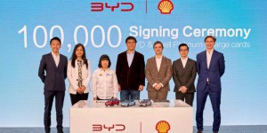 BYD aura un accès privilégié aux 300 000 bornes de recharge Shell en Europe