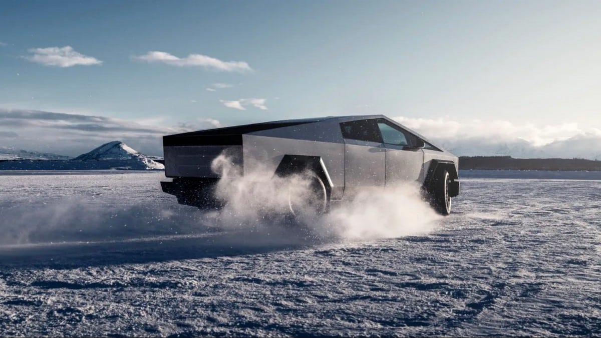 Le Tesla Cybertruck se teste sur la neige en Nouvelle-Zélande