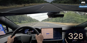 Vidéo – Voilà ce que ça fait d’atteindre 328 km/h en Tesla Model S Plaid