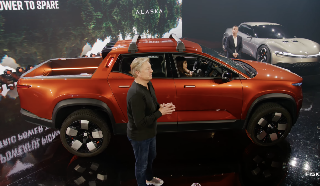 Fisker montre son pick-up électrique Alaska