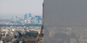 Deux photos pour se rendre compte du niveau de la pollution