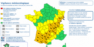Orages, grêle, vent : 26 départements du sud de la France en vigilance orange