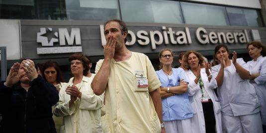 Ebola : à l’hôpital Carlos III de Madrid, le personnel médical « inquiet et en colère »