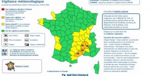 Météo : quatre départements du sud de la France toujours en alerte orange