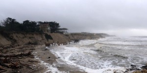 Les tempêtes ont fait reculer la côte atlantique de dix mètres