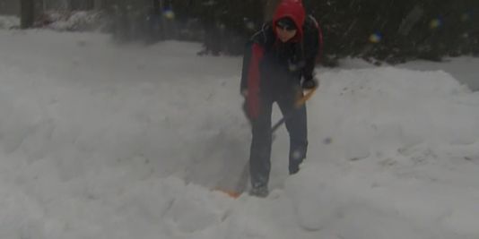 A Boston, les habitants chaussent leurs skis