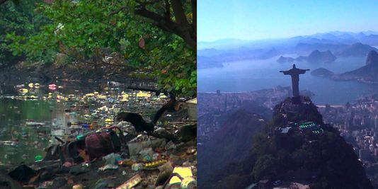 A moins de cinq cents jours des JO, la baie de Rio reste très polluée