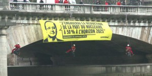 Nucléaire : Greenpeace rappelle son engagement à Hollande