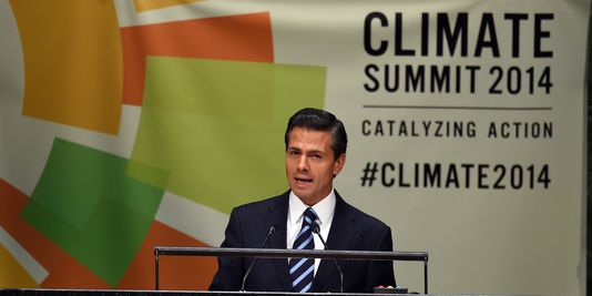 Avant le sommet de Paris, le Mexique s'engage à réduire ses émissions de gaz à effet de serre