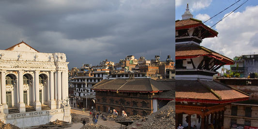 Avant/après : les bâtiments historiques détruits par le séisme à Katmandou