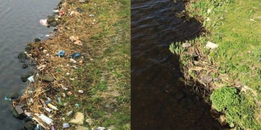 Ramasser, seul, des déchets au bord d’une rivière n’est pas vain