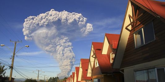 Le volcan Calbuco vu par les réseaux sociaux