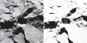 Rosetta a trouvé les racines de la chevelure de « Tchouri »