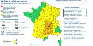 Orage et fortes pluies : douze départements en vigilance orange