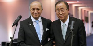 COP21 : Laurent Fabius présente un texte d’accord mondial sur le climat