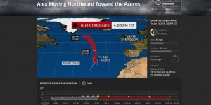 Un ouragan se forme dans l’Atlantique en janvier : un phénomène indédit depuis 1938
