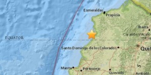 Alerte au tsunami en Equateur après un puissant séisme de magnitude 7,4