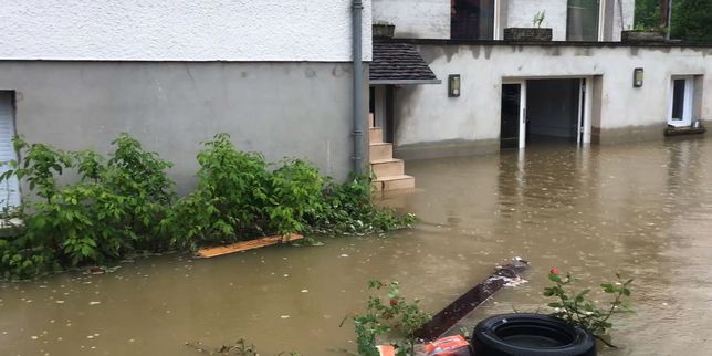 Fortes pluies : maisons inondées et routes coupées dans l'Yonne
