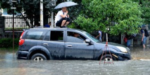 En Chine, les fortes pluies inondent plusieurs villes